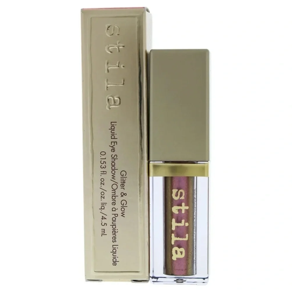 Stila Glitter Glow Liquid Eyeshadow Rockin' Rose Metallic Pink Sparkle NIB
